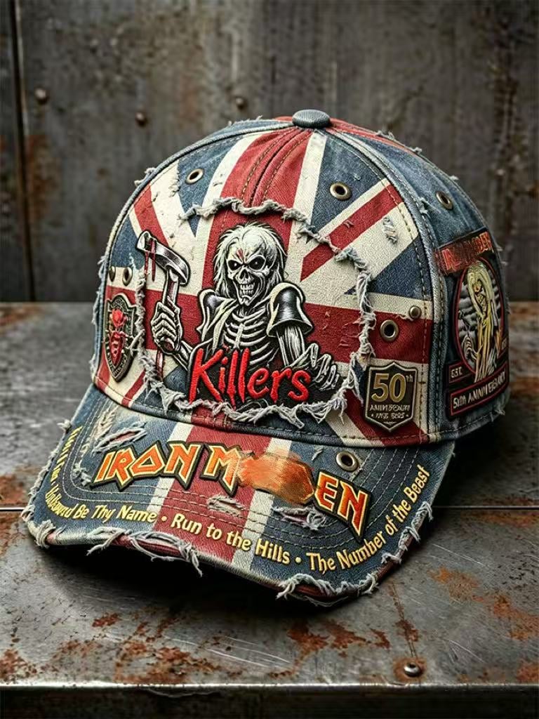 Unisex England Heavy Metal Band 2026 Tour Print Baseball Cap