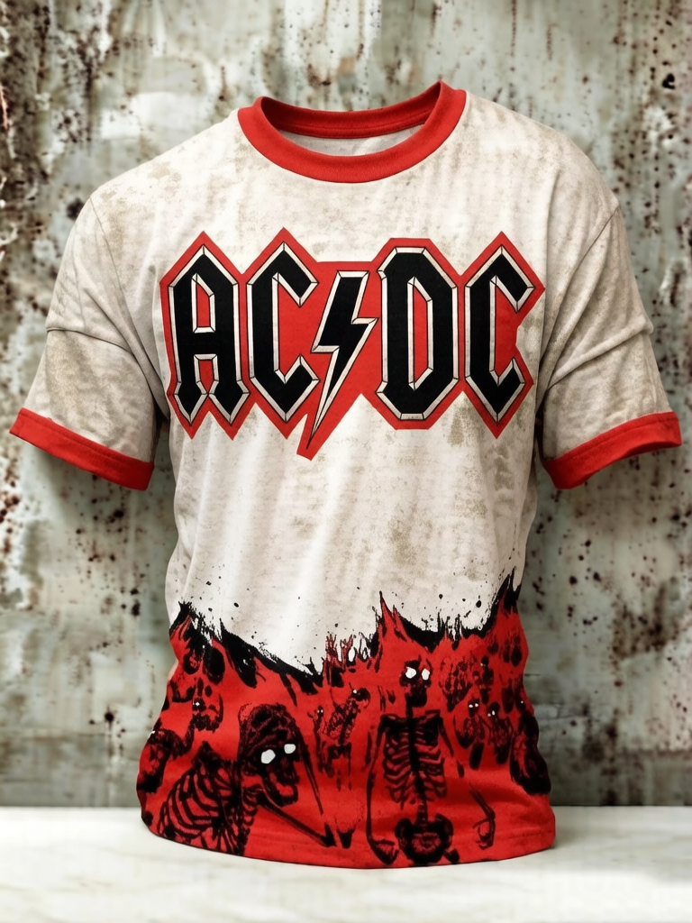 Men's ACDC Band Tour Short-Sleeve T-Shirt