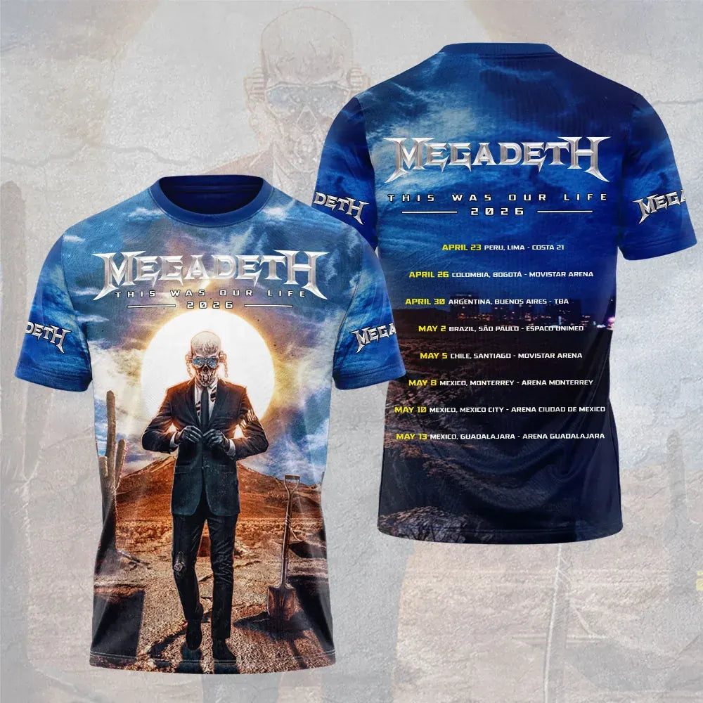 Men's American Thrash Metal Band Short-Sleeve T-Shirt