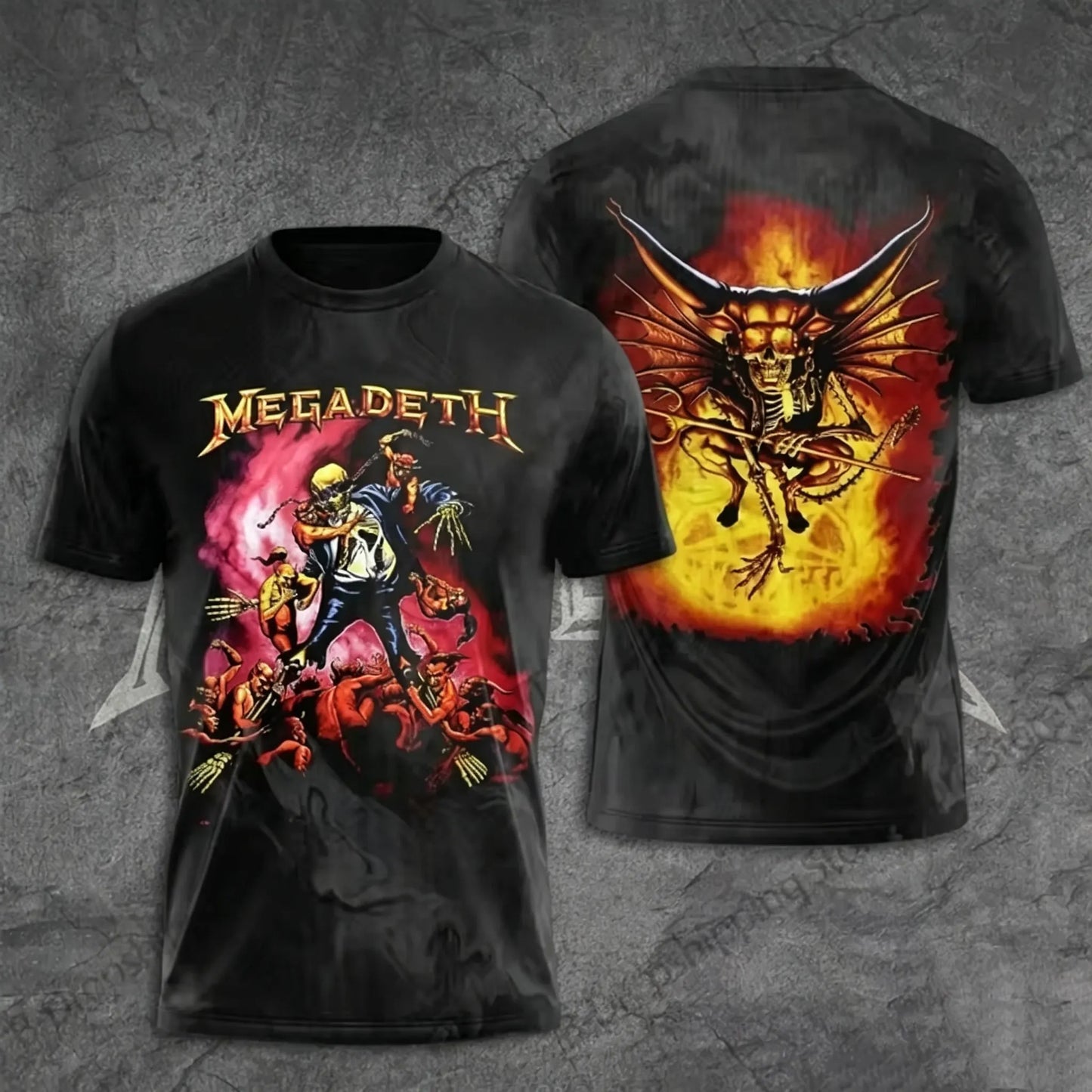 Men's American Thrash Metal Band Short-Sleeve T-Shirt