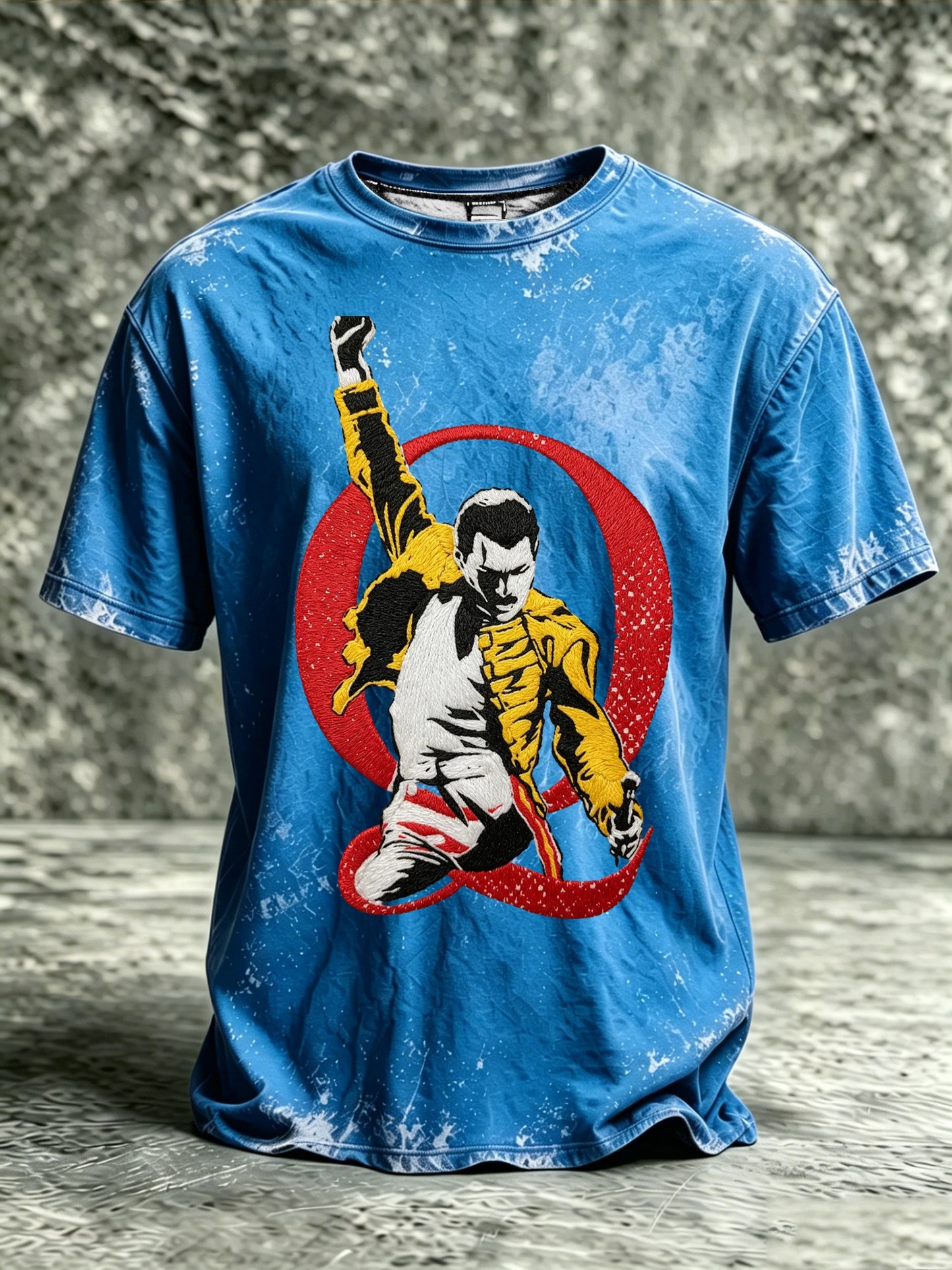 Men's Music-Print Casual Top