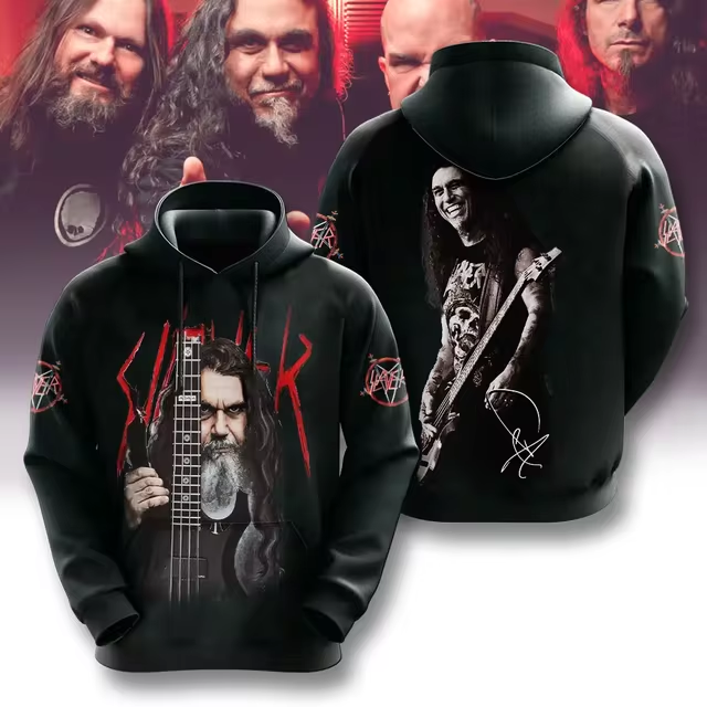 Men's American Thrash Metal Band Print Hoodie