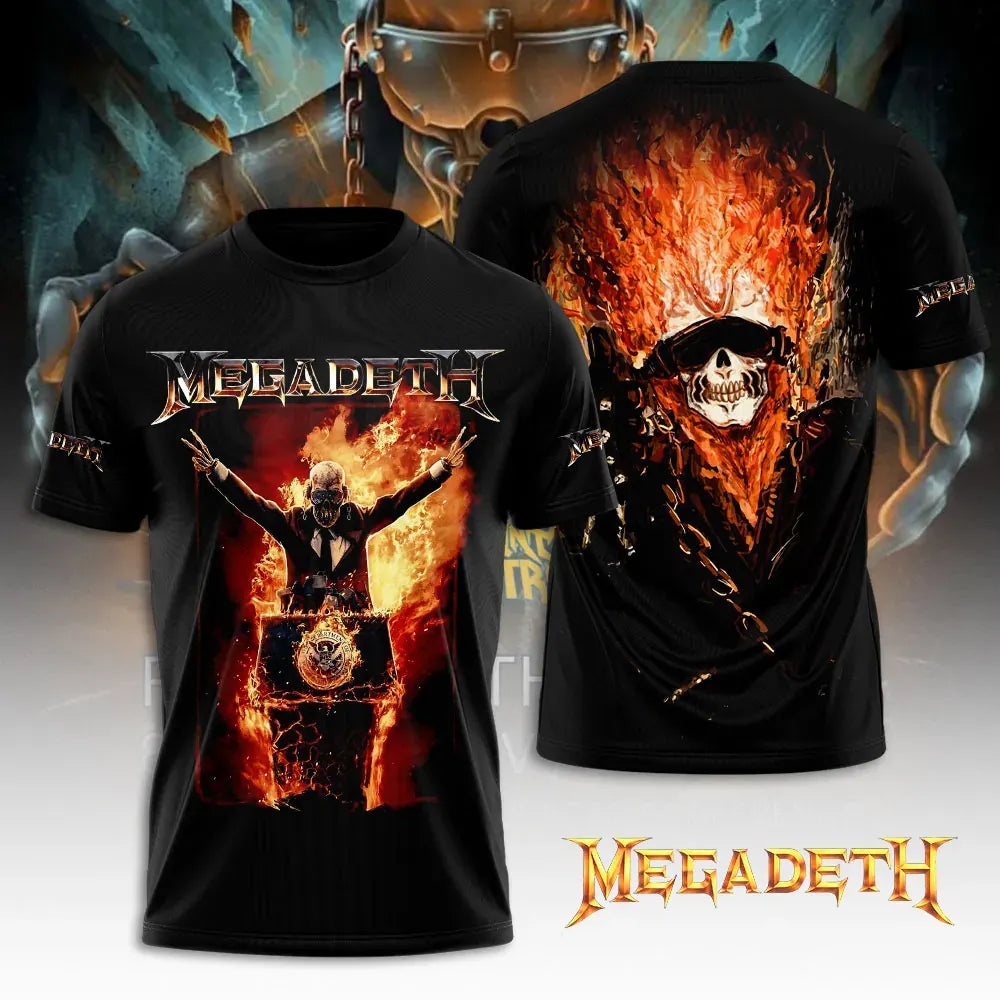 Men's American Thrash Metal Band Short-Sleeve T-Shirt