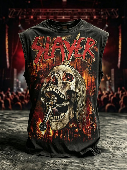 Men's Slayer Fans Print Tank Top