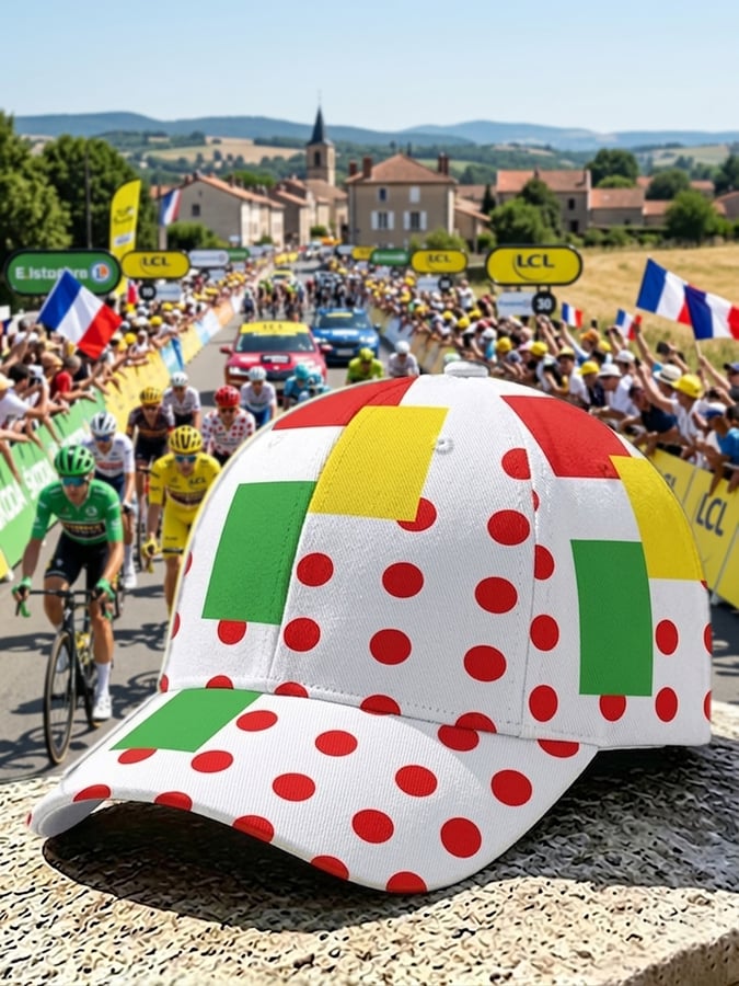 Unisex Tour de France Print Cap