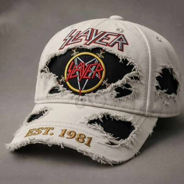 Vintage Slayer Rock Band Fan Hat