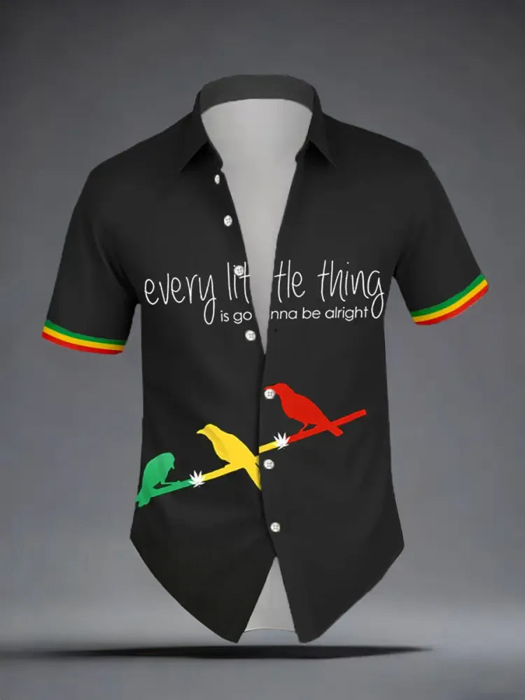 Men's Every Little Thing Is Gonna Be Alright Print T-Shirt