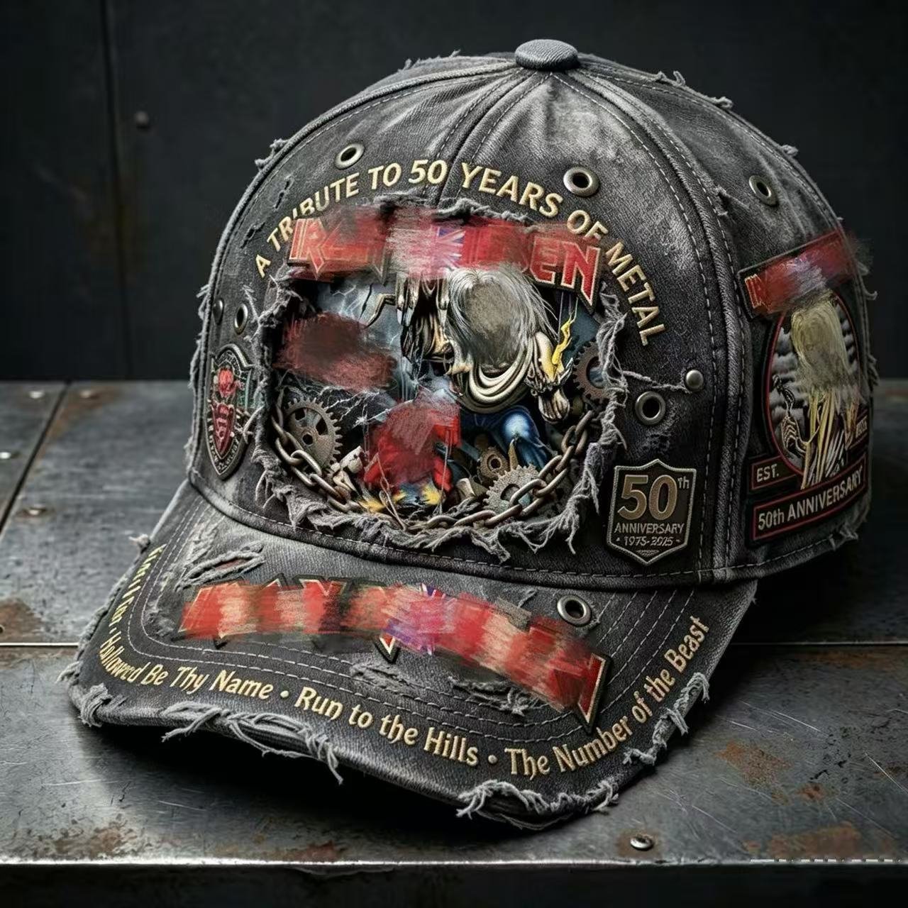 Unisex England Heavy Metal Band 2026 Tour Print Baseball Cap