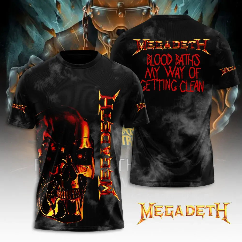 Men's American Thrash Metal Band Short-Sleeve T-Shirt