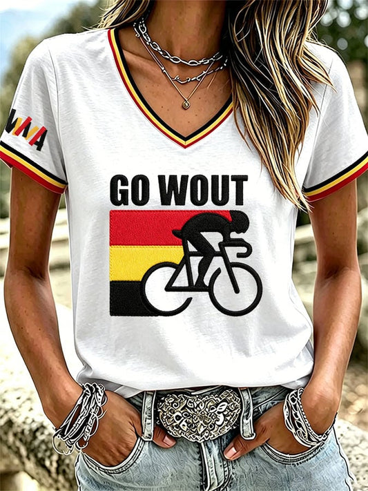 Women's Casual Print Short-Sleeve T-Shirt