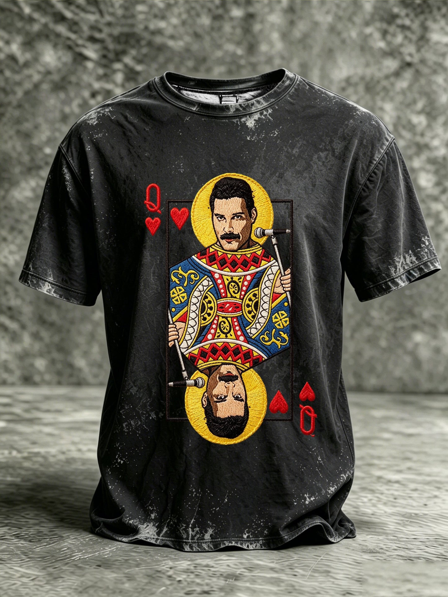 Men's Music-Print Casual Top