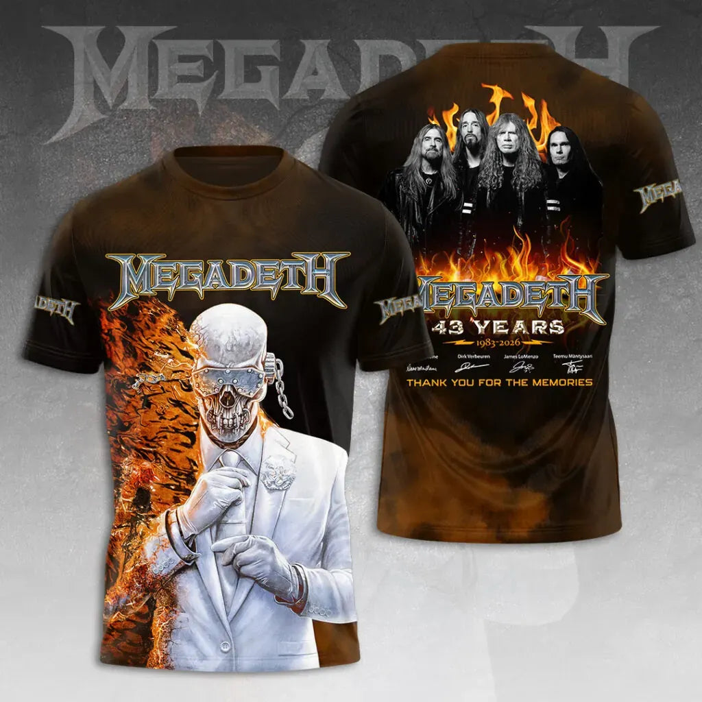 Men's American Thrash Metal Band Short-Sleeve T-Shirt