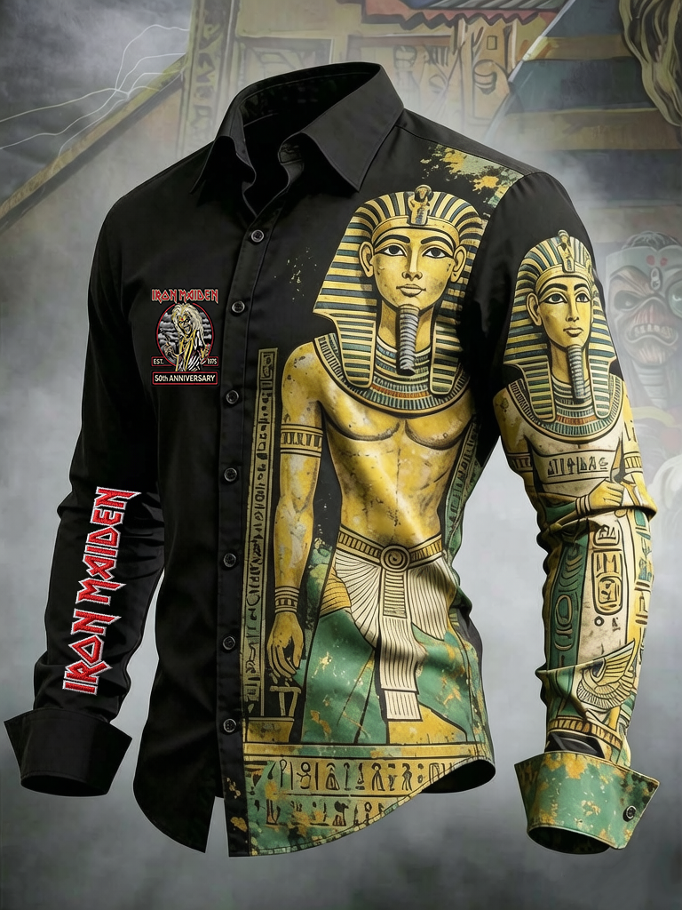 Men's Iron Maiden Fans Print Shirt