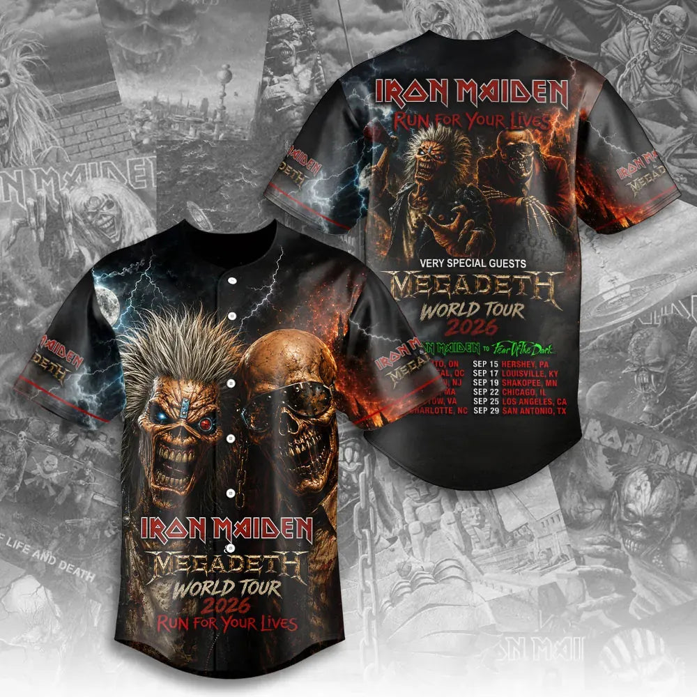 Men's American Thrash Metal Band Print Shirt
