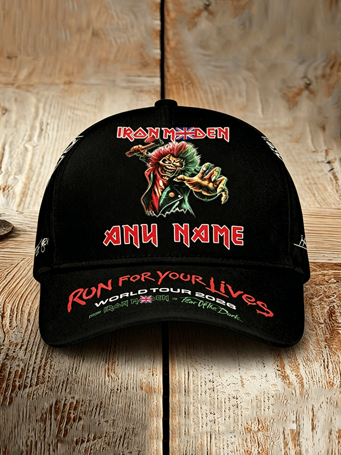 Unisex England Heavy Metal Band 2026 Tour Print Baseball Cap