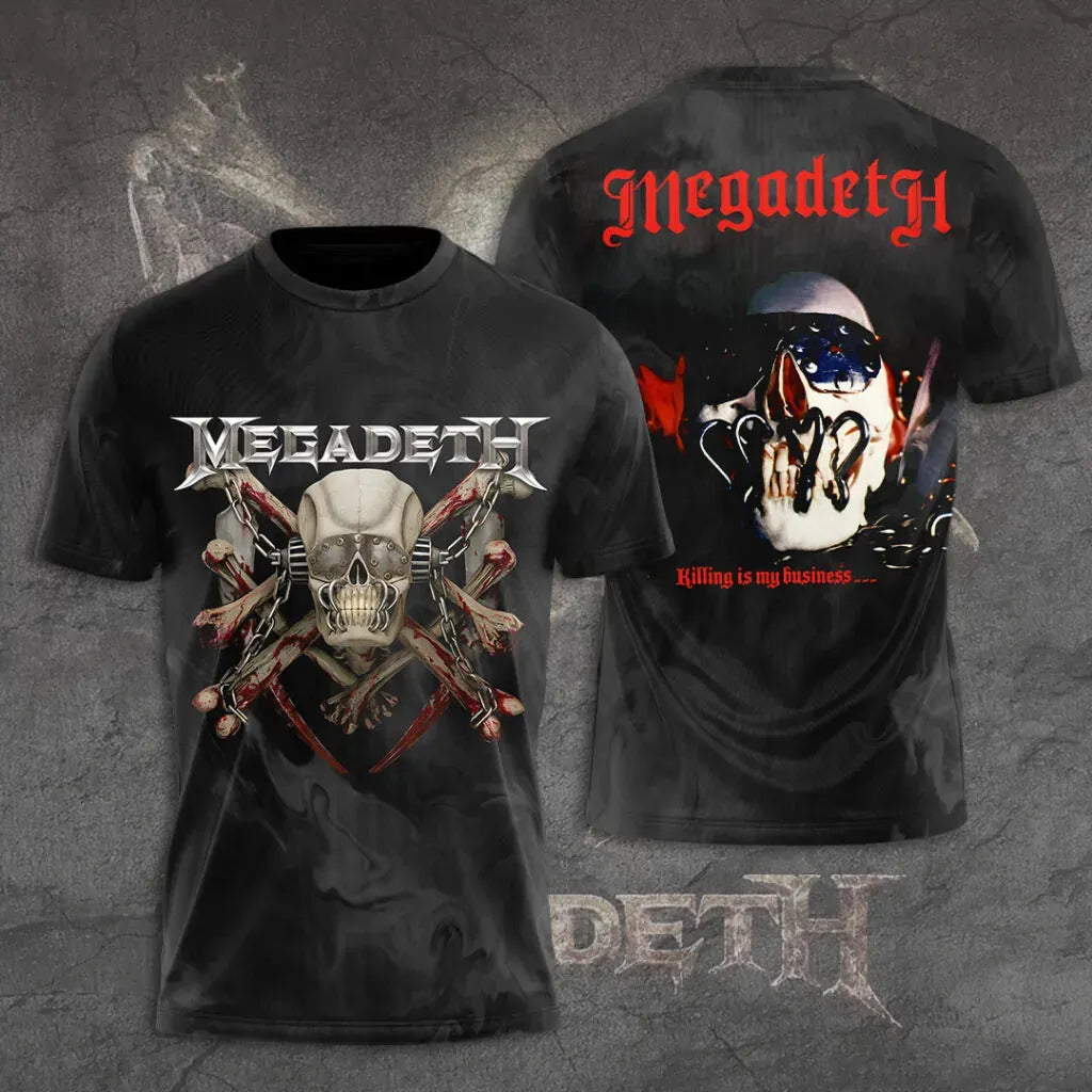 Men's American Thrash Metal Band Short-Sleeve T-Shirt