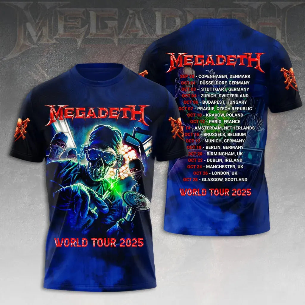 Men's American Thrash Metal Band Short-Sleeve T-Shirt
