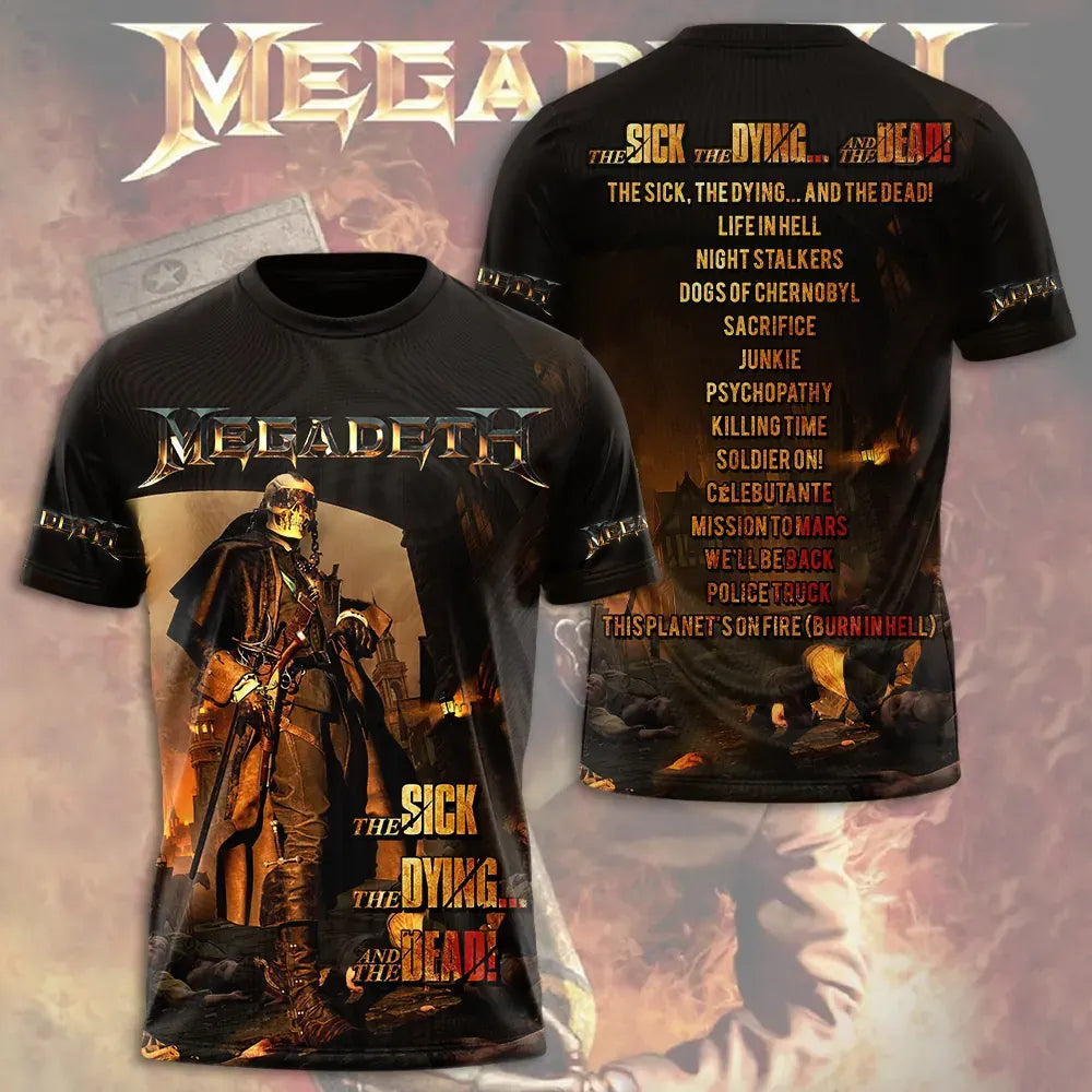 Men's American Thrash Metal Band Short-Sleeve T-Shirt