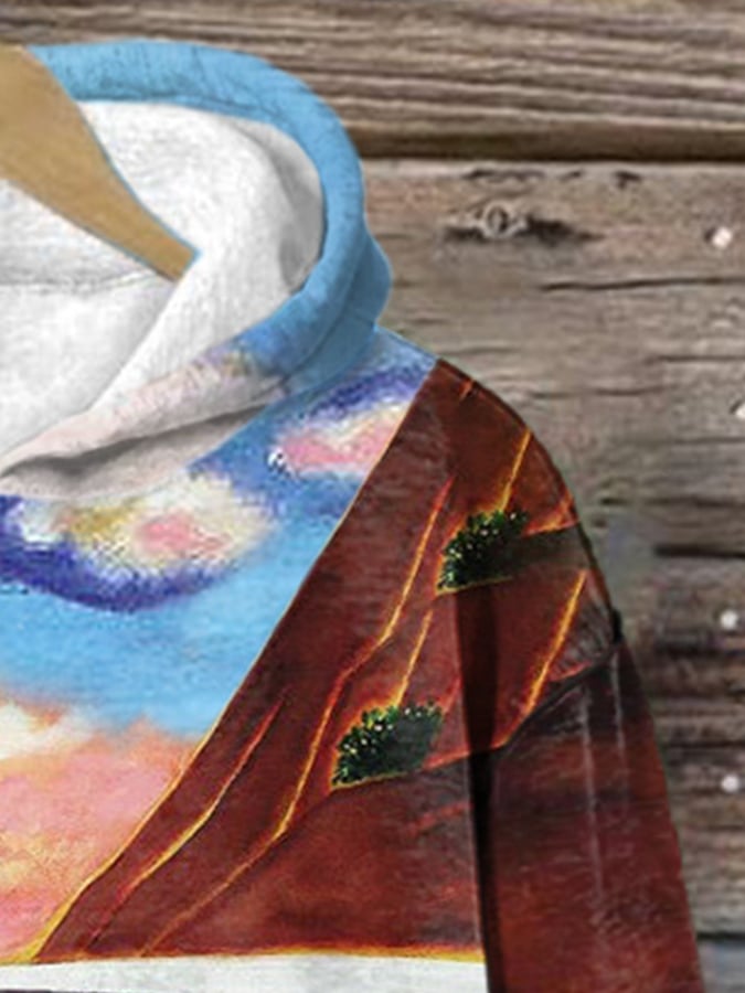 Retro King Of Rock Roll And Jesus Go For A Drive Print Hoodie