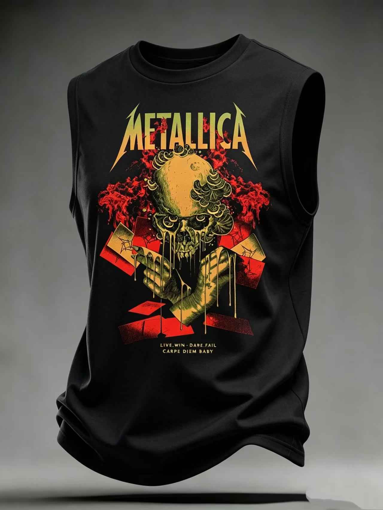Men's Metallica Fans Print Tank Top