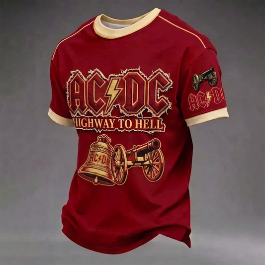 AC/DC Rock Band Fan Retro T-Shirt