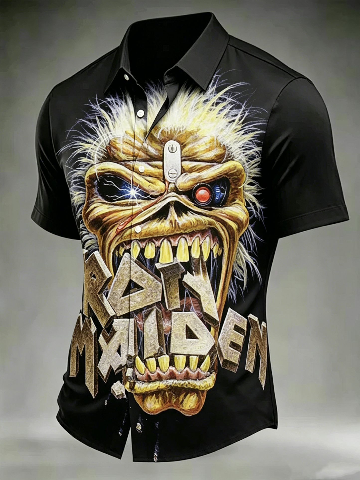 Men's Iron Maiden Fans Print Shirt