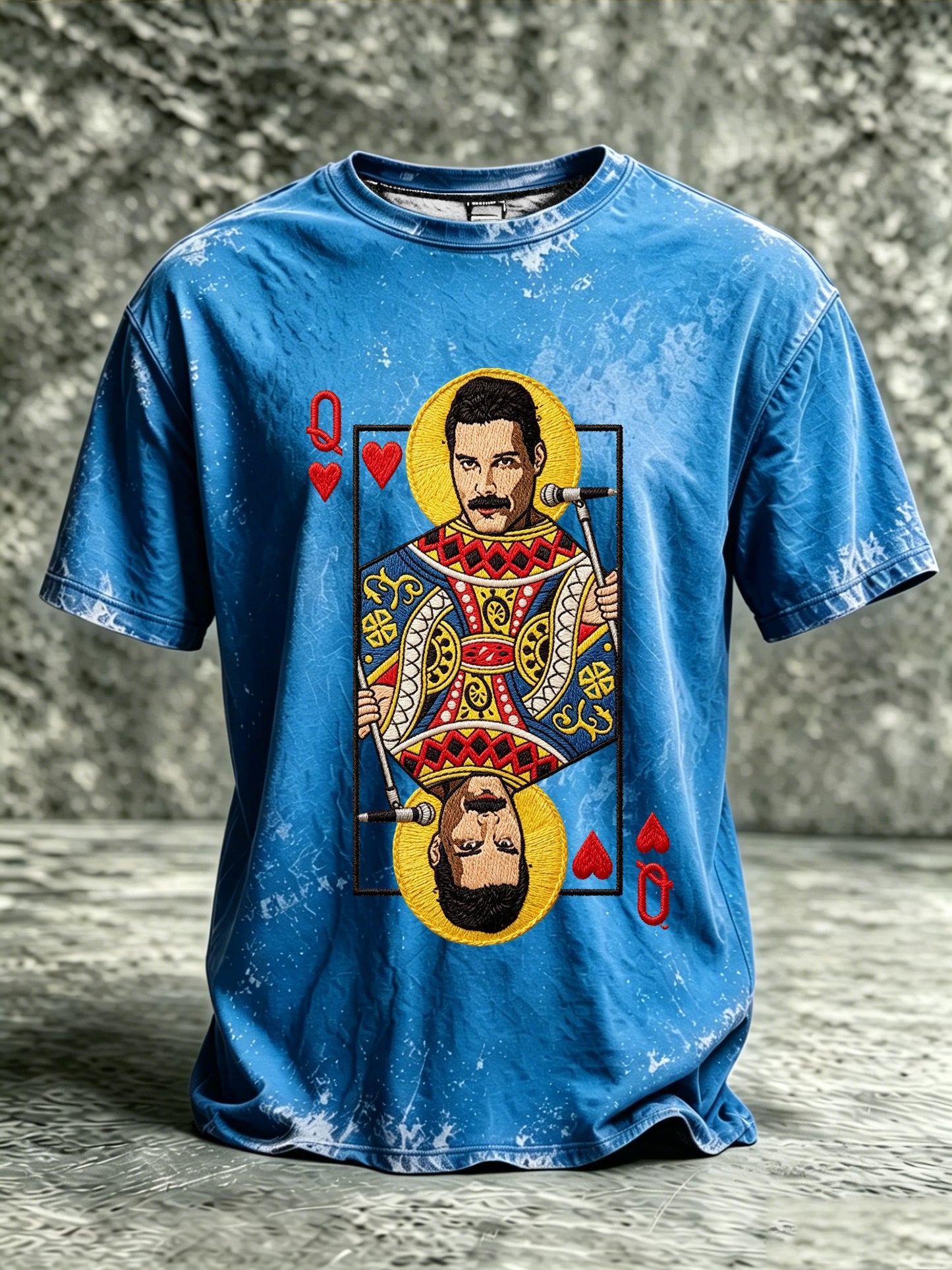 Men's Music-Print Casual Top