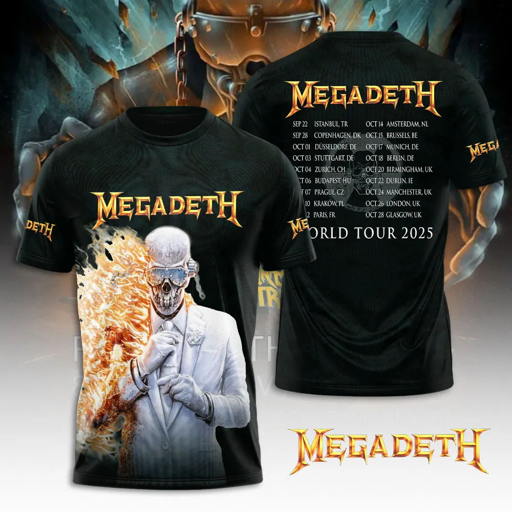 Men's American Thrash Metal Band Short-Sleeve T-Shirt
