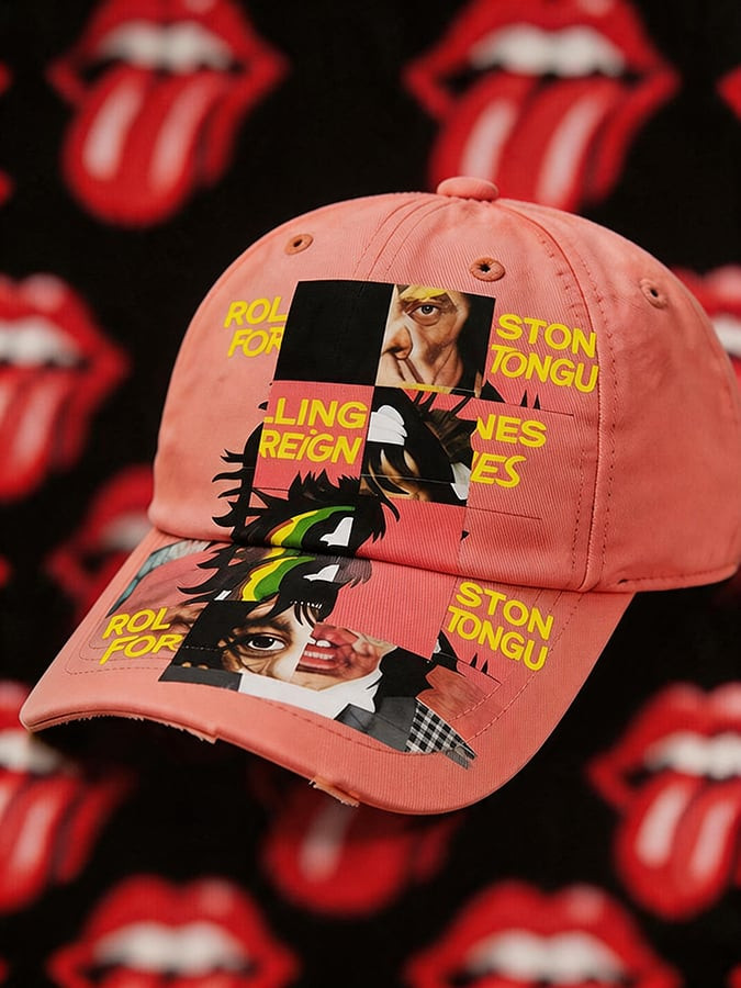 Women's Casual British Rock Band Print Baseball Cap
