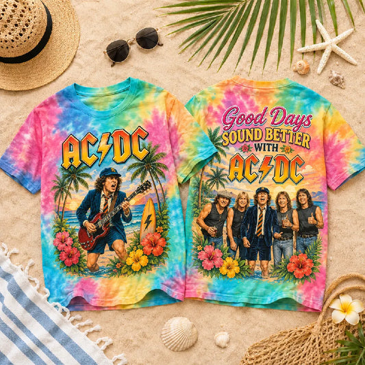 AC/DC Rock Band Fan Retro T-Shirt