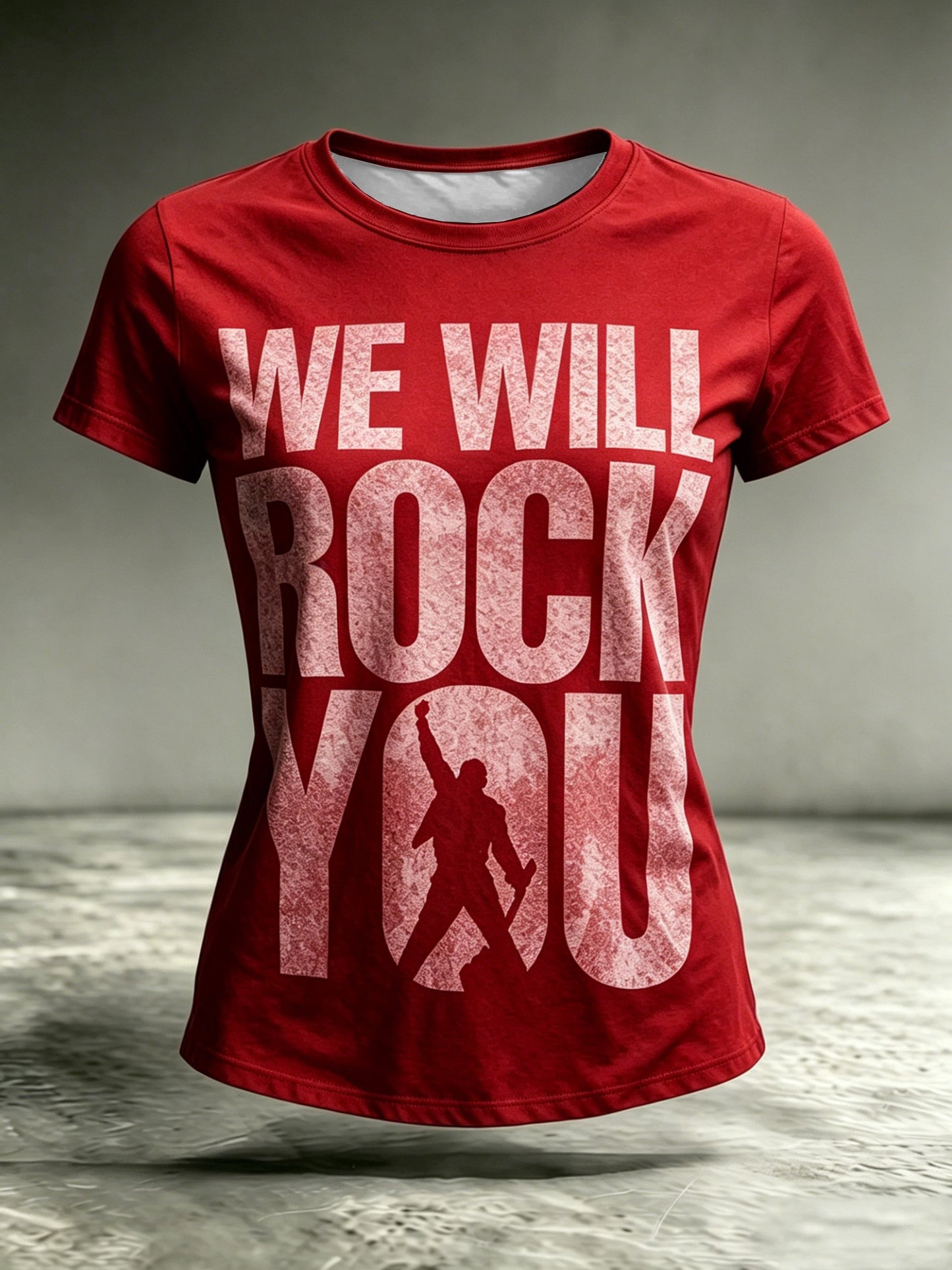 Women's Music-Print Casual Top