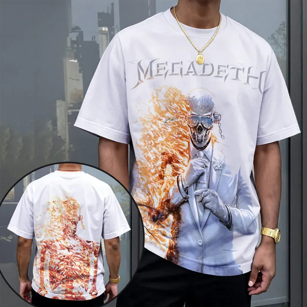 Men's American Thrash Metal Band Short-Sleeve T-Shirt