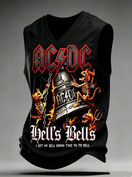 Men's ACDC Fans Print Tank Top