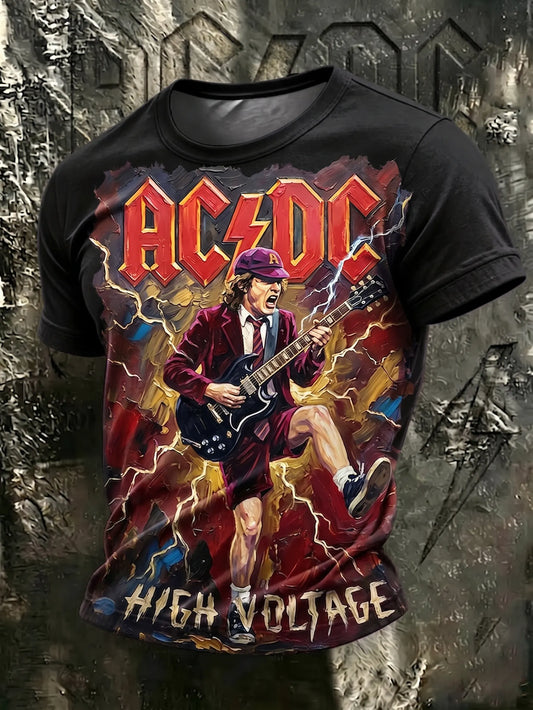 AC/DC Rock Band Fan Retro T-Shirt