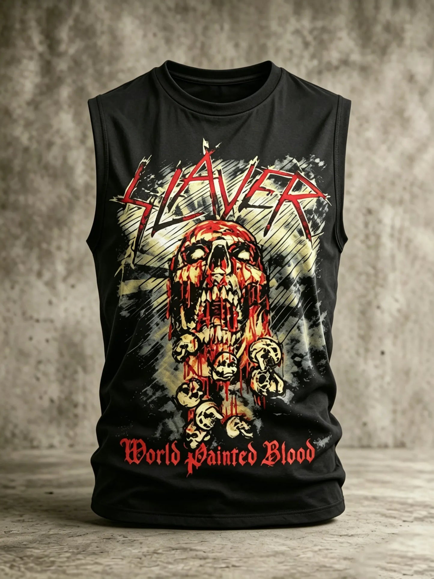 Men's Slayer Fans Print Tank Top