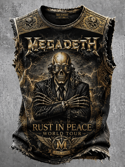 Men's Megadeth Rust In Peace Tour Tank