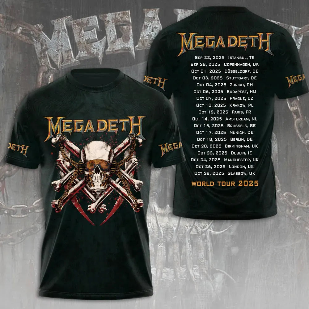 Men's American Thrash Metal Band Short-Sleeve T-Shirt