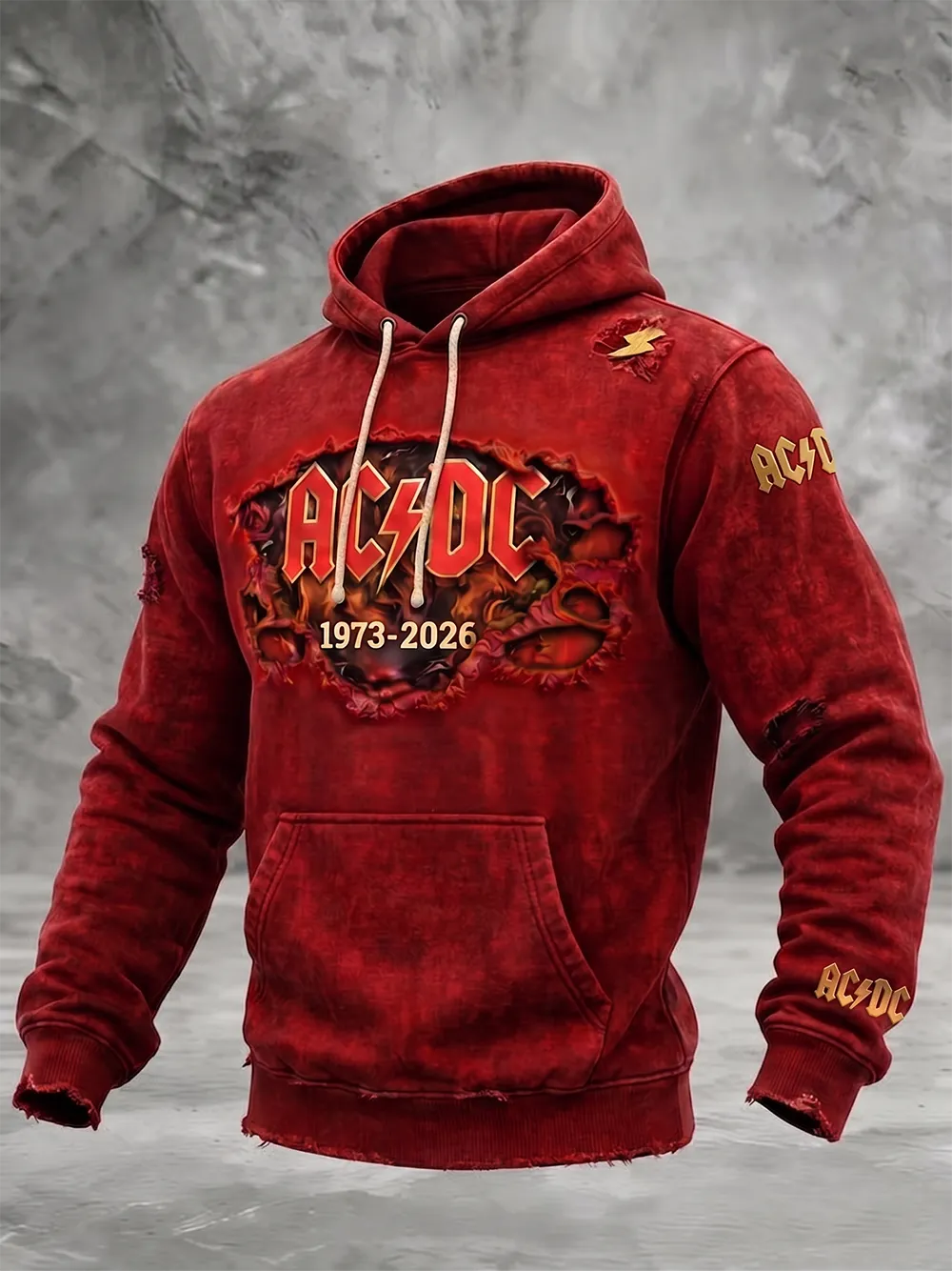 Vintage AC/DC Rock Fans Hoodie