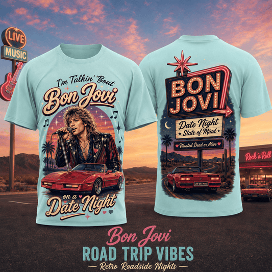 Bon Jovi Fan Retro T-Shirt