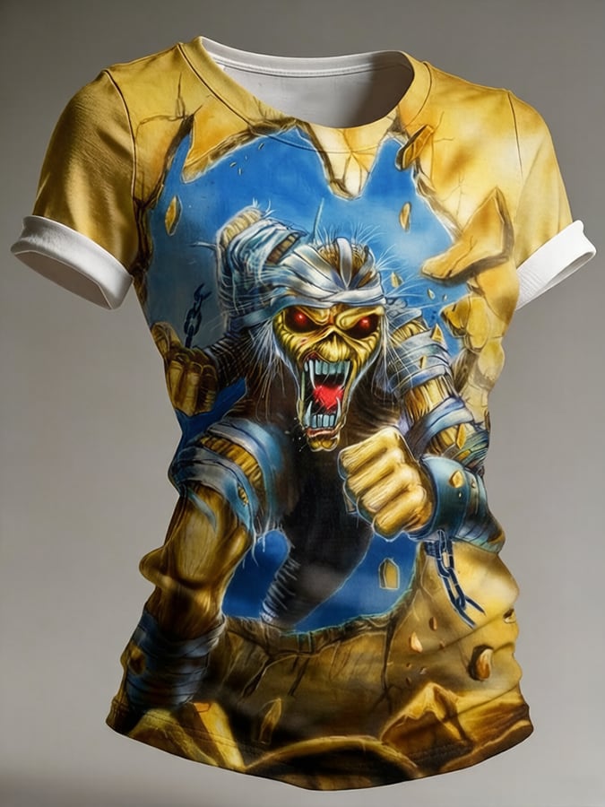 Women's Iron Maiden Tour Short-Sleeve Printed T-Shirt