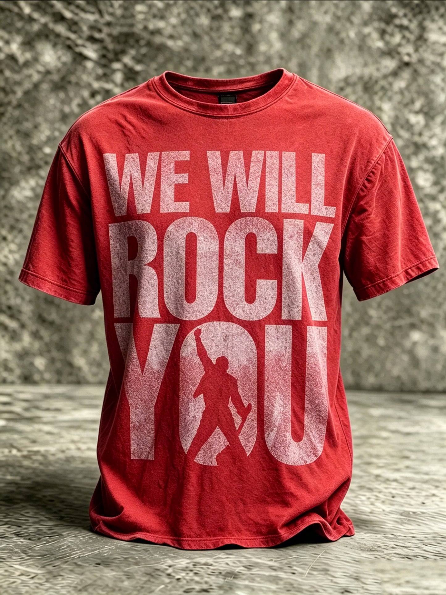 Men's Music-Print Casual Top