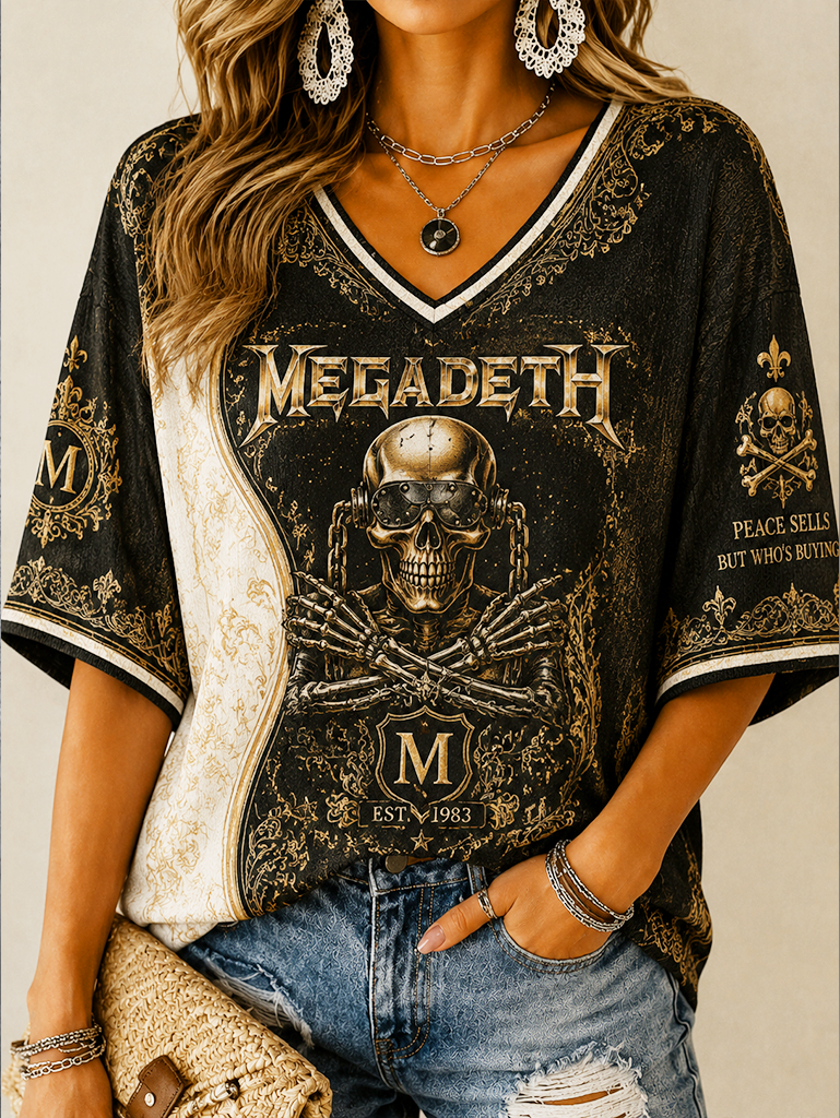Women's Megadeth Peace Sells Graphic Tee