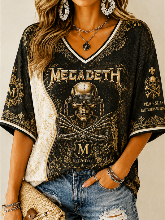 Women's Megadeth Peace Sells Graphic Tee