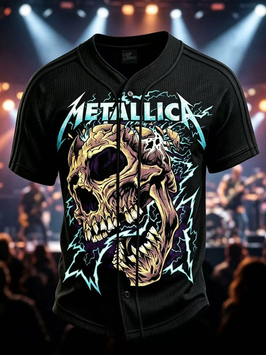 Men's Metallica Fans Print Shirt