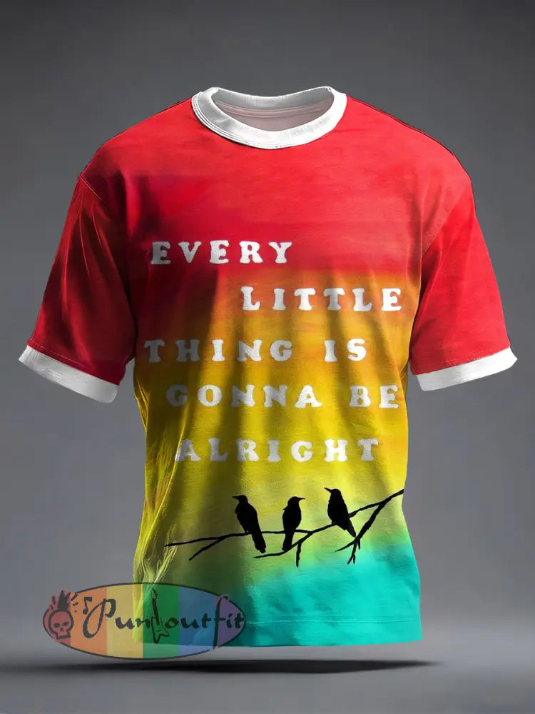Men's Reggae Music Inspired Print T-Shirt