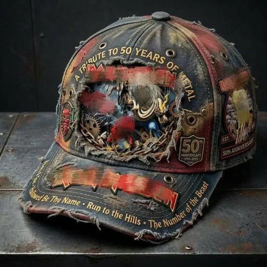 Unisex England Heavy Metal Band 2026 Tour Print Baseball Cap