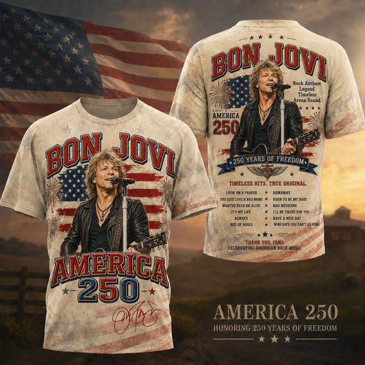 Bon Jovi Fan Retro T-Shirt