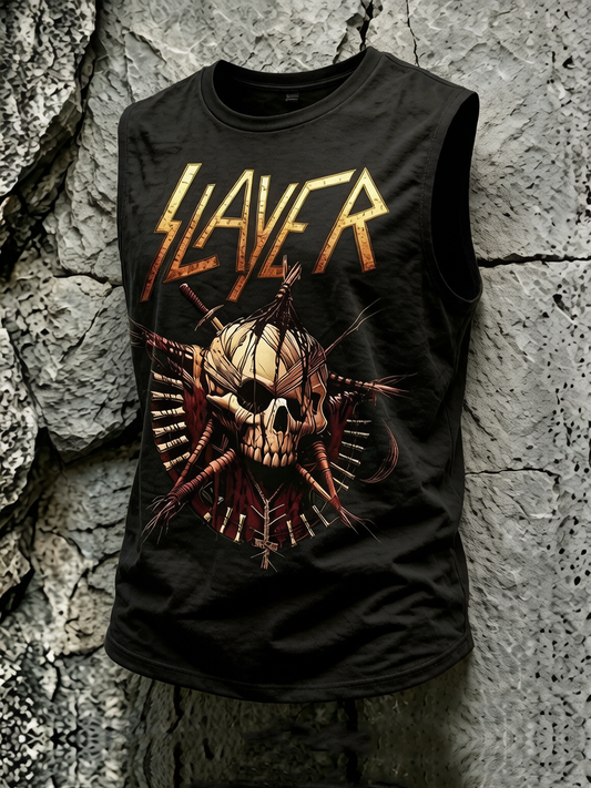 Men's Slayer Fans Print Tank Top
