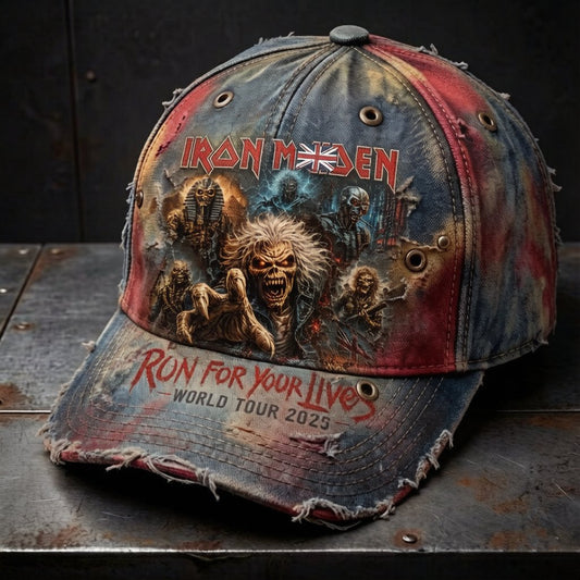 Unisex England Heavy Metal Band 2026 Tour Print Baseball Cap