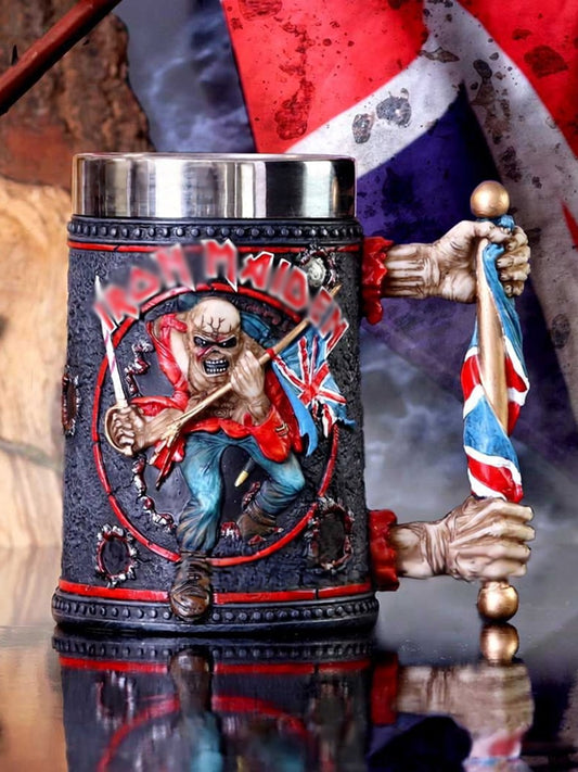 New Iron Maiden band merchandise mascot water bottle